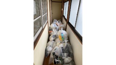 川崎市の粗大ゴミ回収の作業前