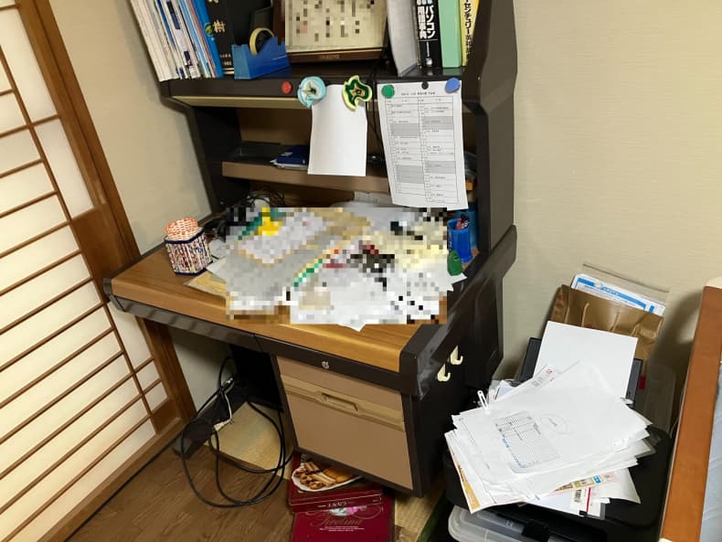 松江市の引っ越しに伴う不用品処分の作業前