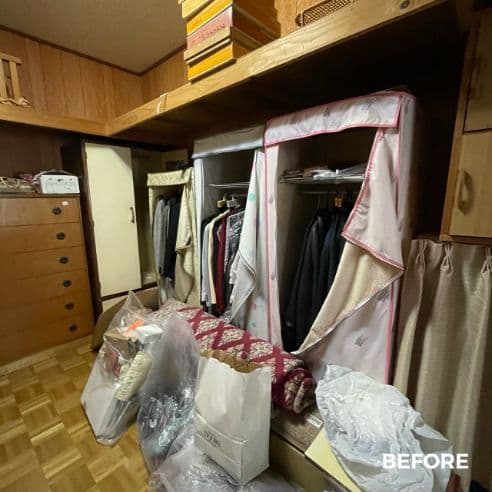 2022.09.29
【京都市伏見区 S様】退去に伴う2t車両2車分の不用品回収の作業事例