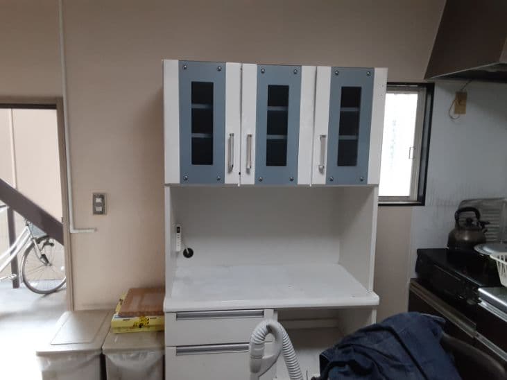 2021.08.02
【前橋市 O様】片付けに伴う食器棚処分の作業事例