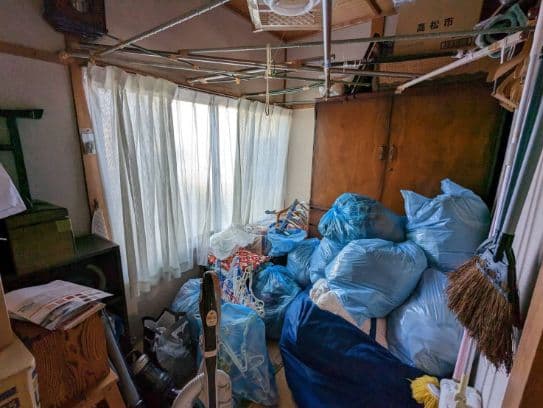 高松市の遺品整理の作業前