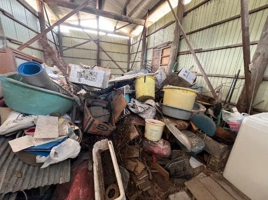 広島市の不用品回収の作業前