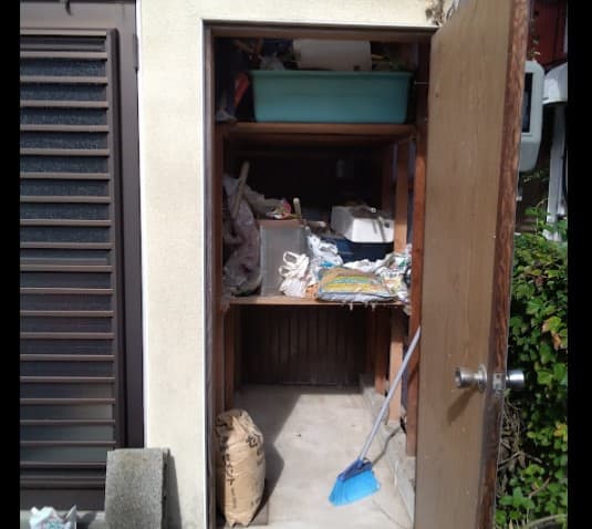 出雲市の不用品回収の作業前