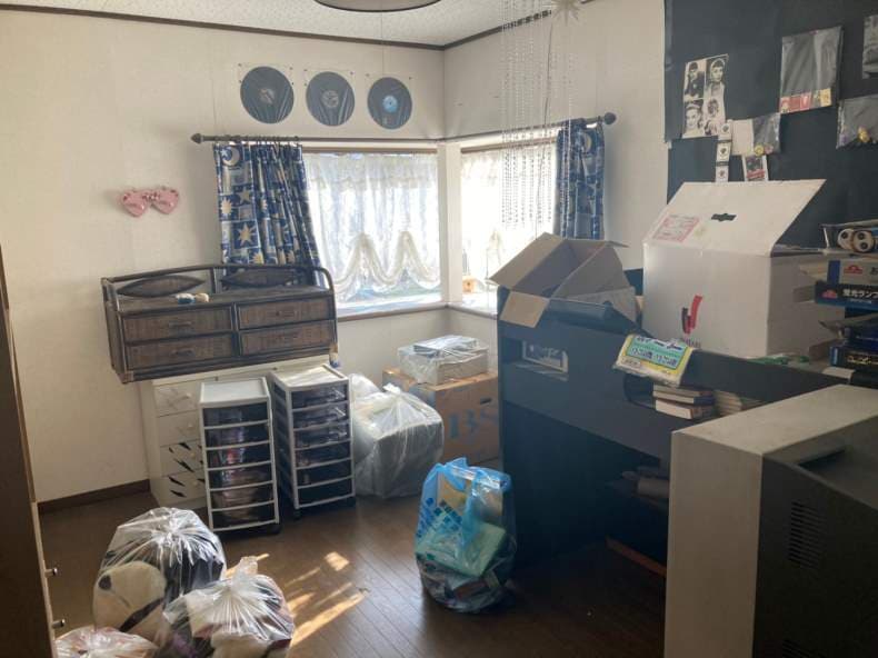米子市の断捨離に伴う不用品回収の作業前
