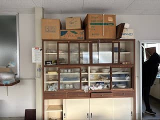 高松市の集会所調理室お片付けの作業前