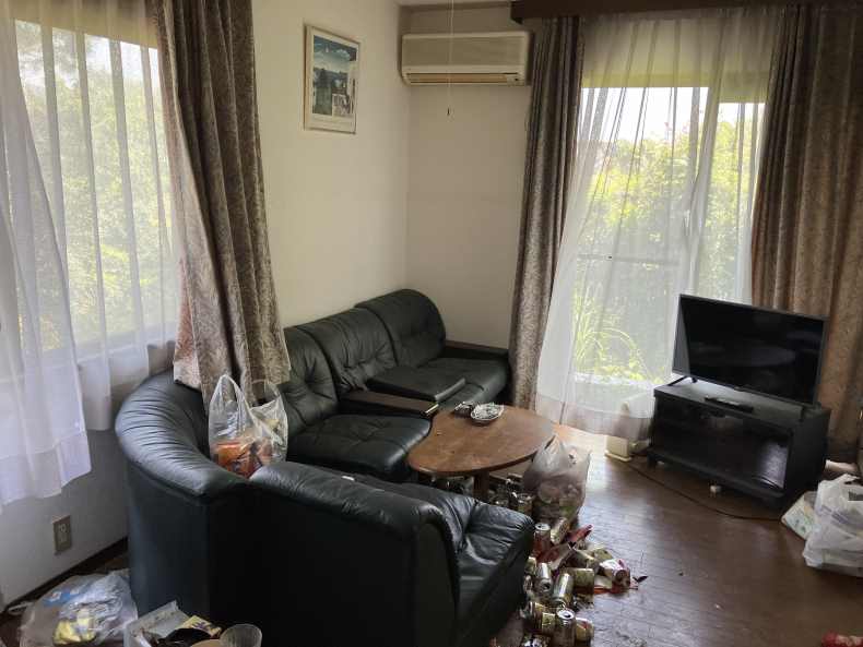 遺品整理に伴う不用品回収の作業前