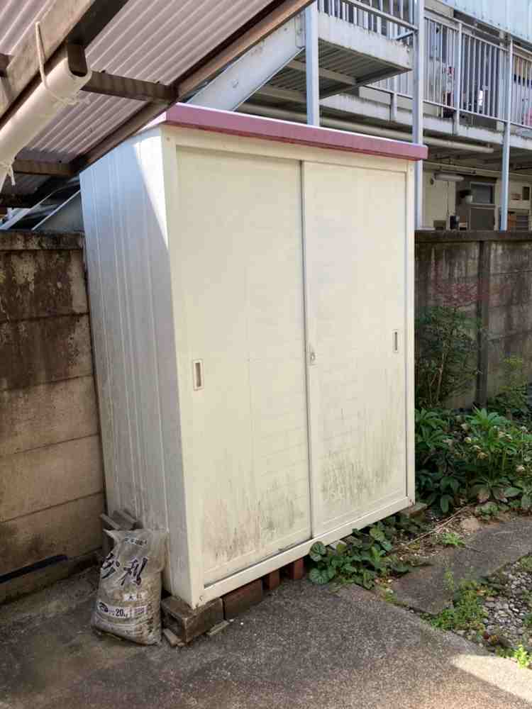 渋谷区の物置解体作業前