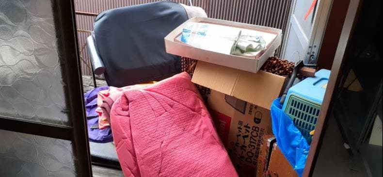 下京区の粗大ごみ回収前③