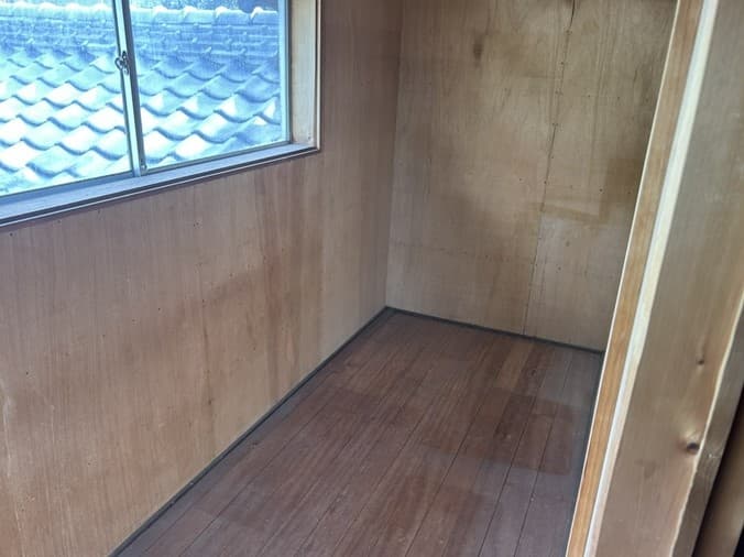解体に伴う不用品回収の作業後