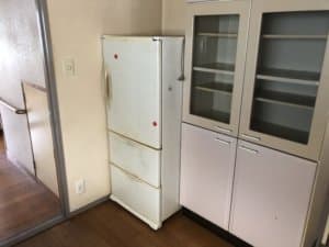 不用品の回収前