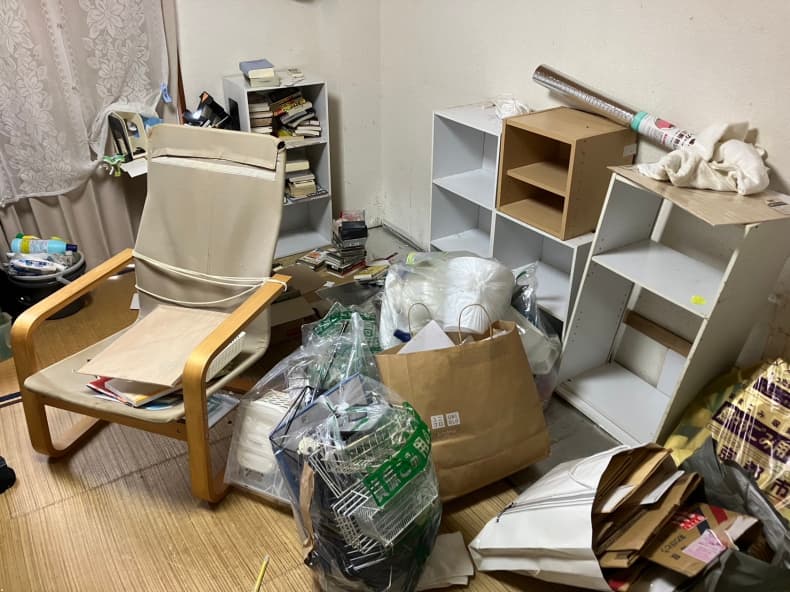 京都市の不用品回収の作業前