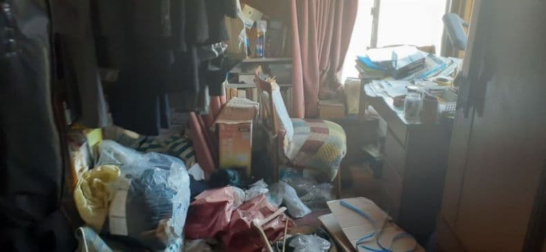 ゴミ回収の作業前③