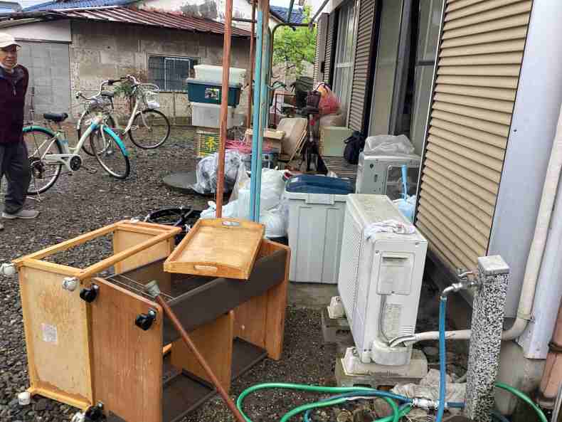 宇都宮市の不用品回収作業前