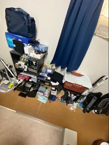 大阪市東成区の不用品回収作業前