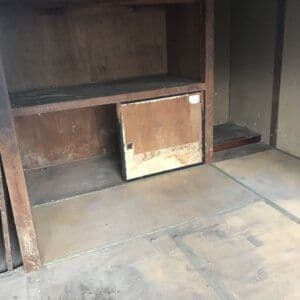 不用品の回収後