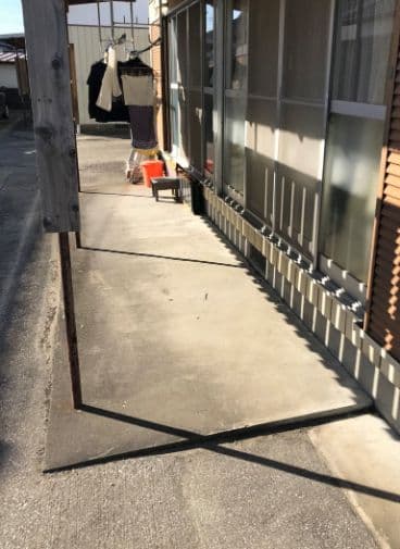 不用品の回収後