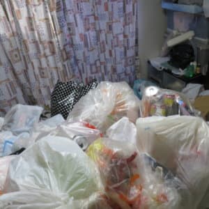 不用品の回収前