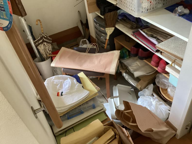 宇都宮市の不用品回収作業前