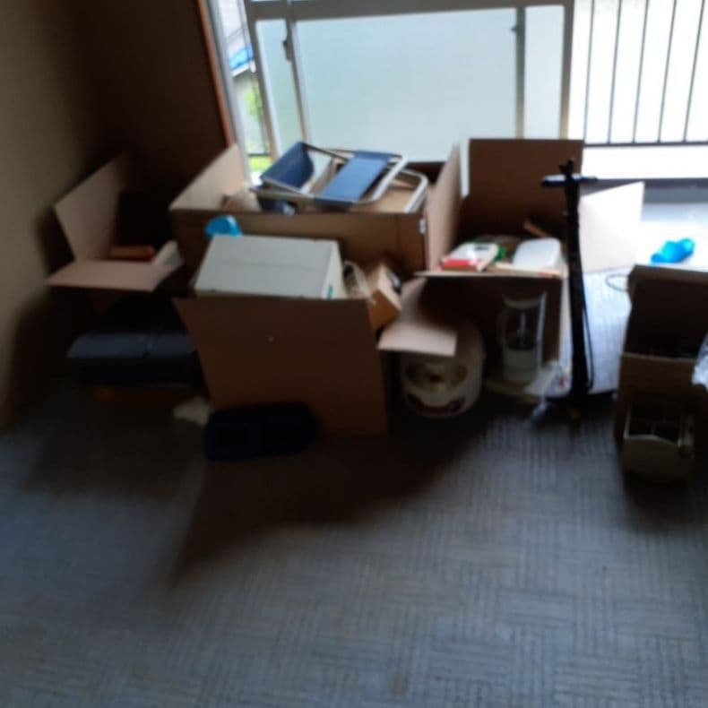 退去に伴う不用品回収「ありがとうございます、助かりました」