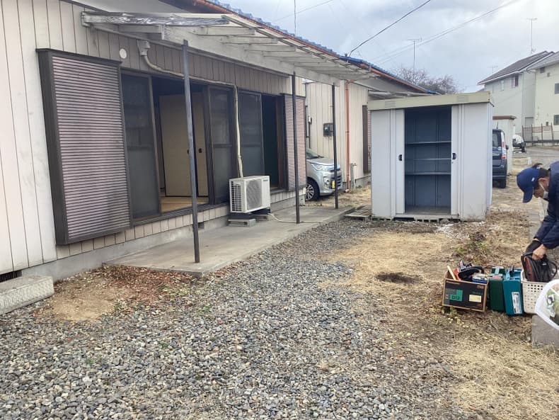 栃木県宇都宮市の不用品回収作業後