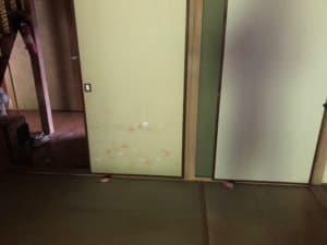 不用品の回収後