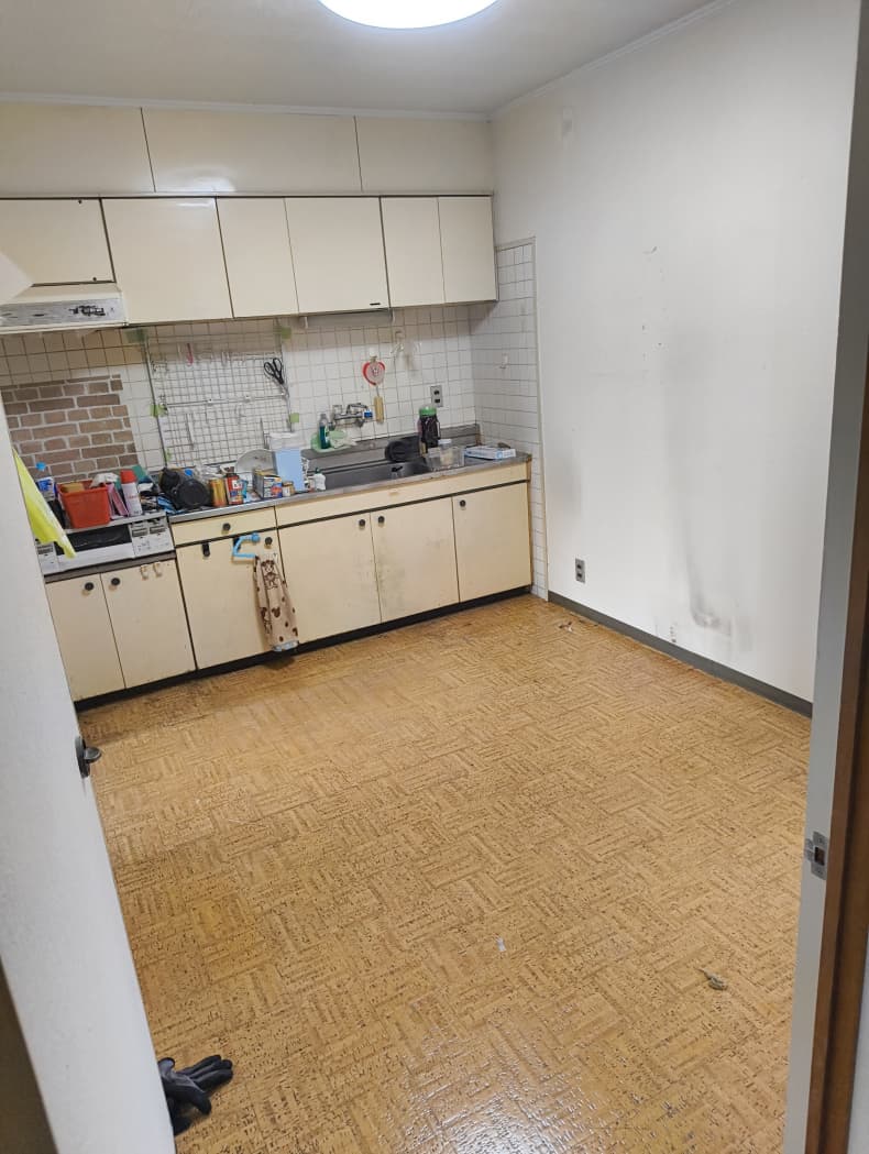 不用品回収の作業後