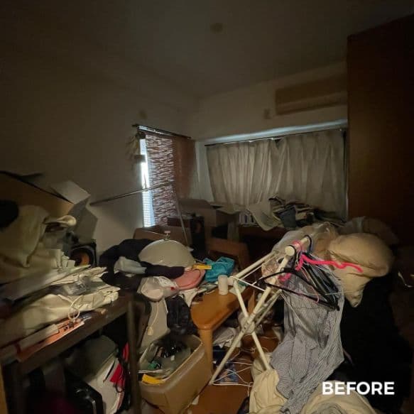 2023.01.11
【京都市伏見区 N様】引っ越しに伴う2t車両1台分の不用品回収の作業事例