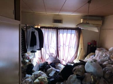 三原市の不用品回収の作業前