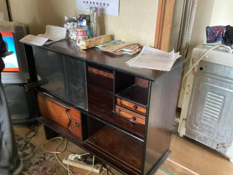 宇都宮市の不用品回収作業前