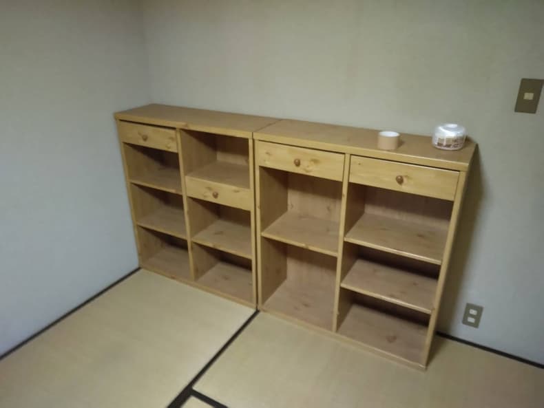 三朝町の粗大ごみ回収の作業前