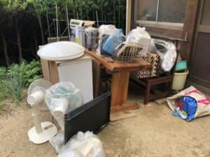 粗大ゴミの回収前