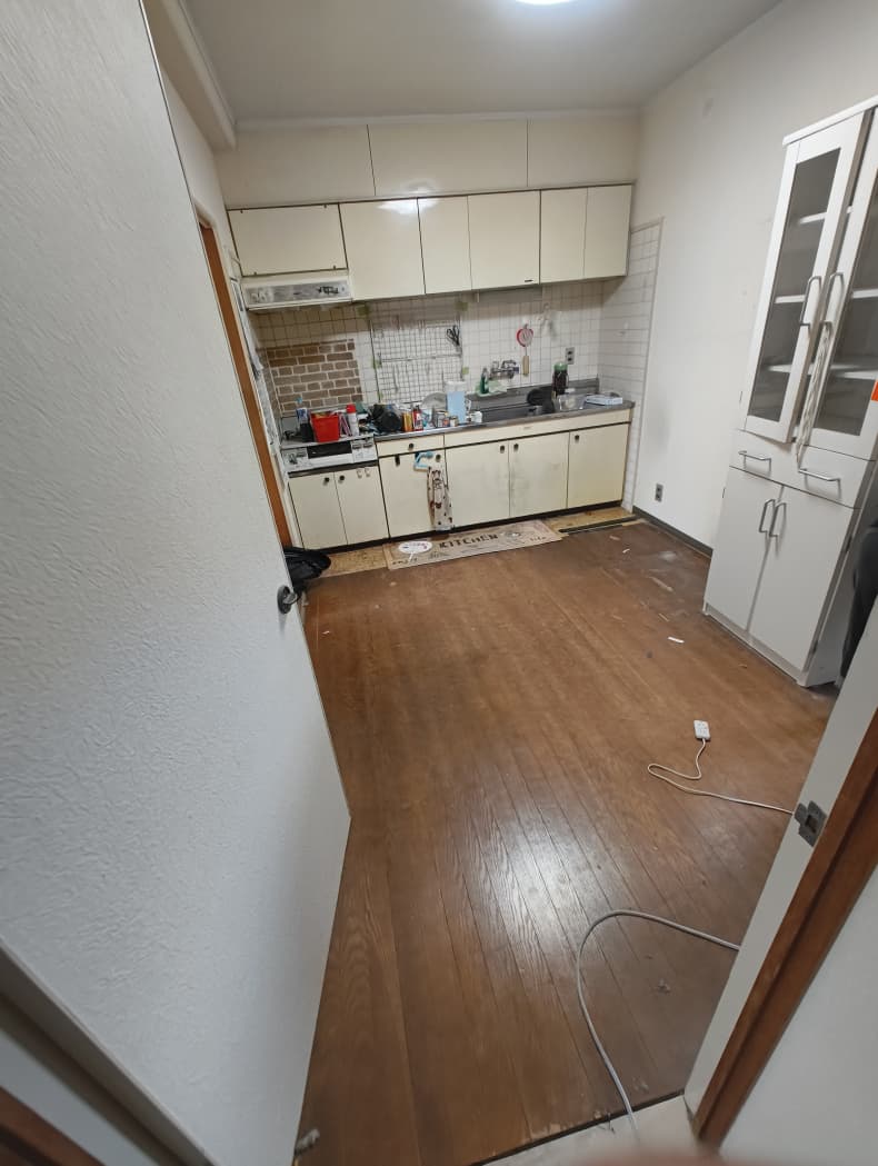 不用品回収の作業前