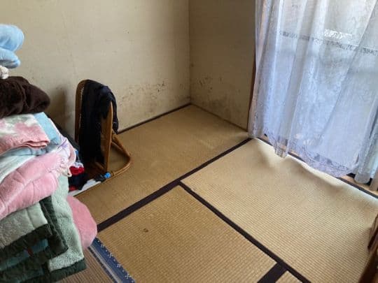 不用品の回収後
