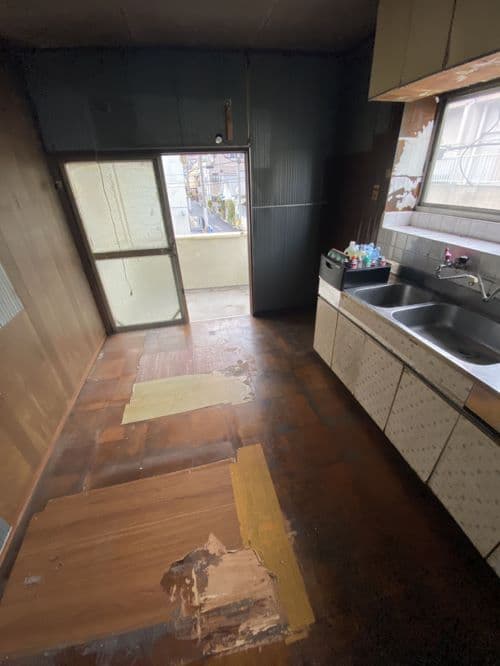 大阪市城東区の不用品回収作業後