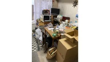川崎市の粗大ゴミ回収の作業前①