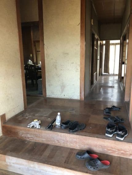 不用品の回収後