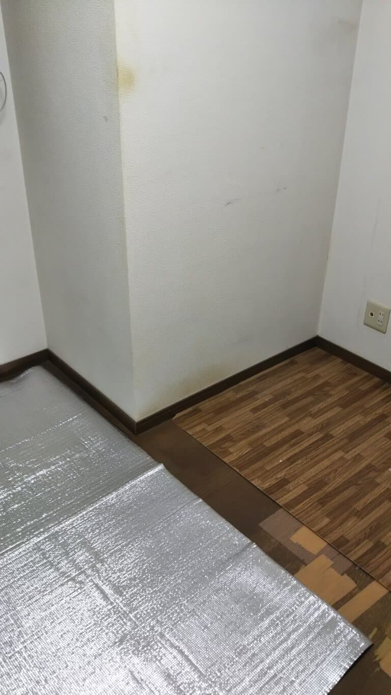 粗大ゴミの回収後