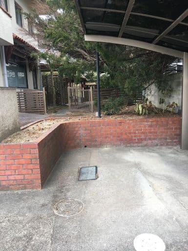 不用品の回収後