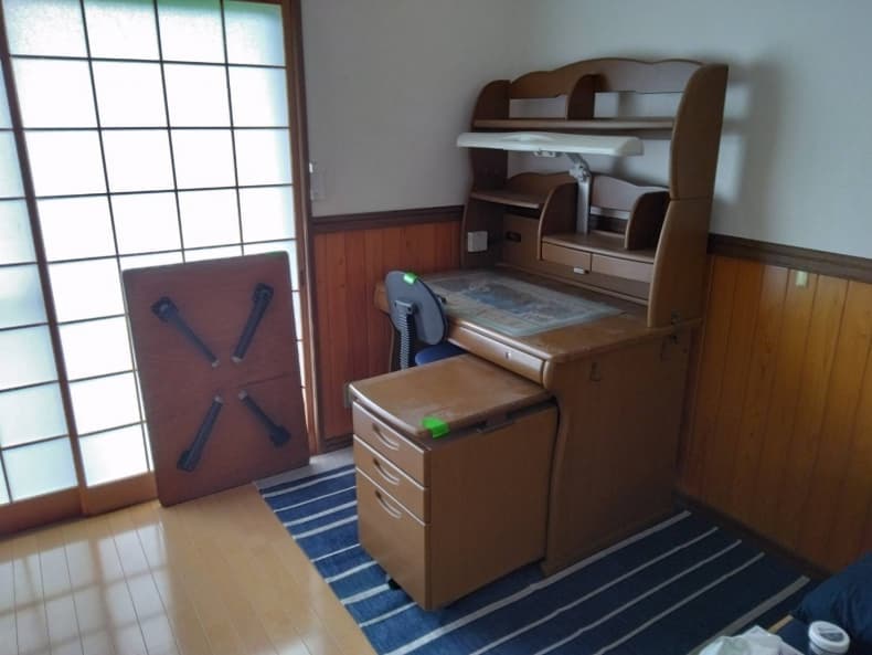 倉吉市の不用品回収の作業前