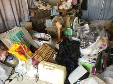 宇都宮市の粗大ごみ回収の作業前