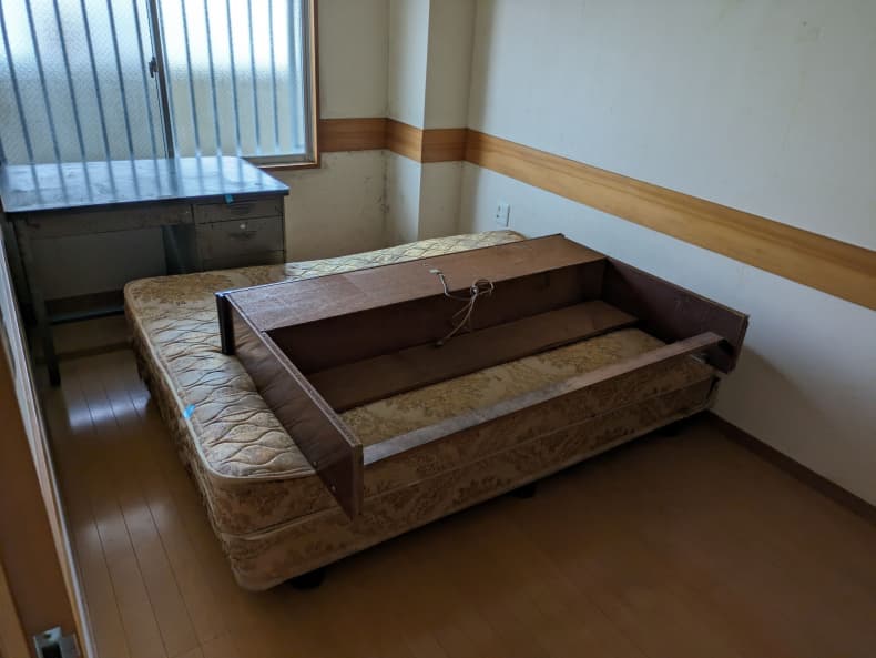 鳥取市の粗大ゴミ回収の作業前