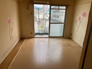 松山市の粗大ゴミ回収の作業後