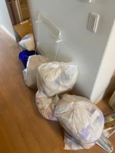 不用品の回収前