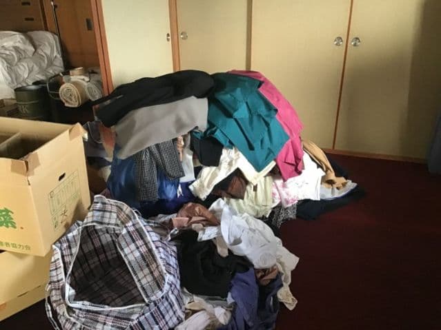不用品の回収前