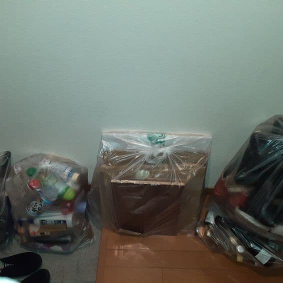 引っ越しに伴う不用品回収「ありがとうございます」