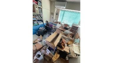 横浜市の粗大ゴミ回収の作業前①