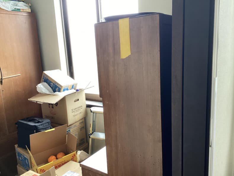 宇都宮市の不用品回収作業前