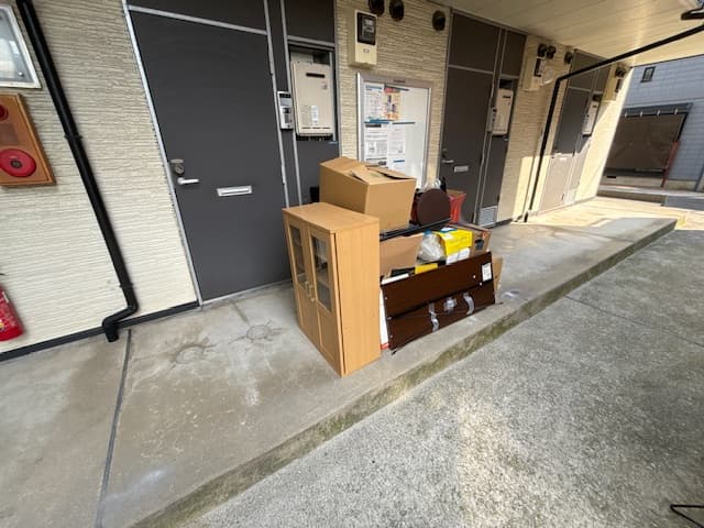 大阪市西淀川区の不用品回収作業前