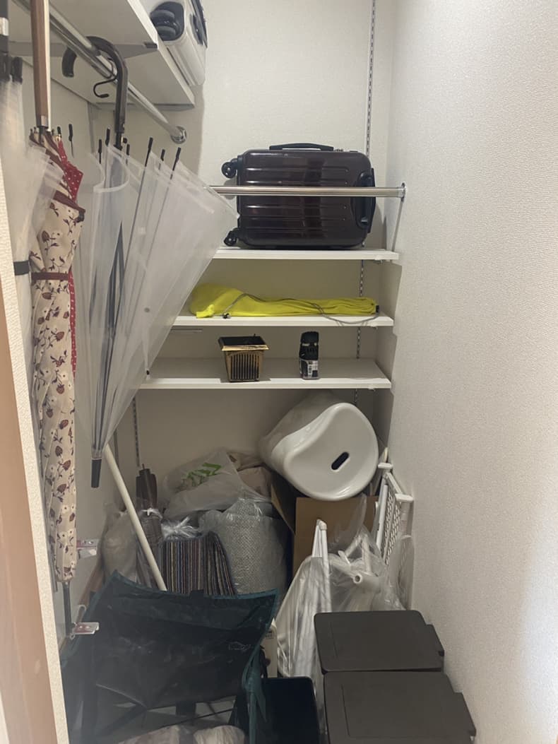 大阪市城東区の不用品回収作業前