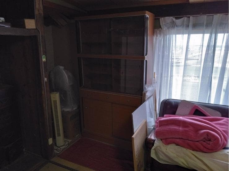 琴浦町の不用品回収作業前